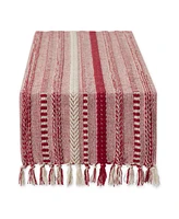 Design Imports Braided Stripe Table Runner, 15x72 Inches