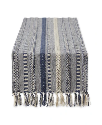 Design Imports Braided Stripe Table Runner