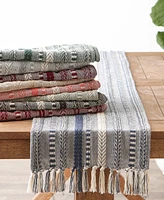 Design Imports Braided Stripe Table Runner, 15x108 Inches
