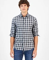 Michael Kors Men's Classic-Fit Shadow Plaid Shirt