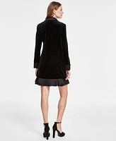 Karl Lagerfeld Paris Women's Velvet Blazer Dress