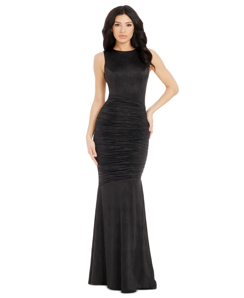 Dress the Population Women's Violetta Ruched Gown