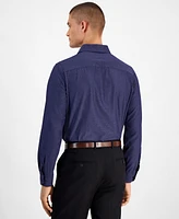 Alfani Men's Slim-Fit Melange Solid Dress Shirt, Created for Macy's