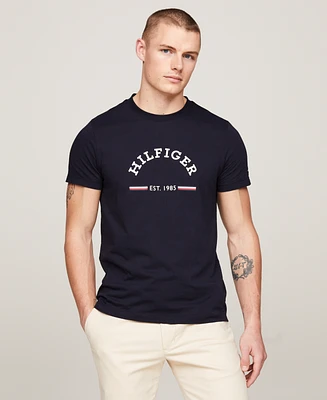 Tommy Hilfiger Men's Slim-Fit Arch Monotype Graphic T-Shirt