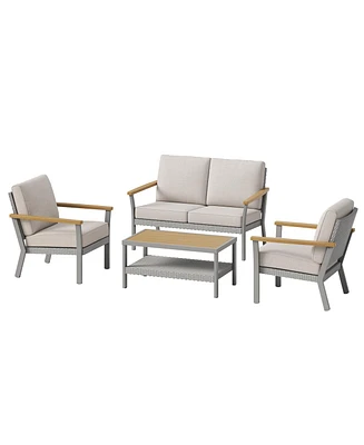 Songmics Home Sencillo 4 Piece Conversation Set