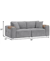 Nycolle 2-Pc. Modular Fabric Sofa, Created for Macy's