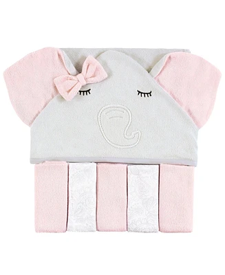 Hudson Baby Infant Hooded Towel and Five