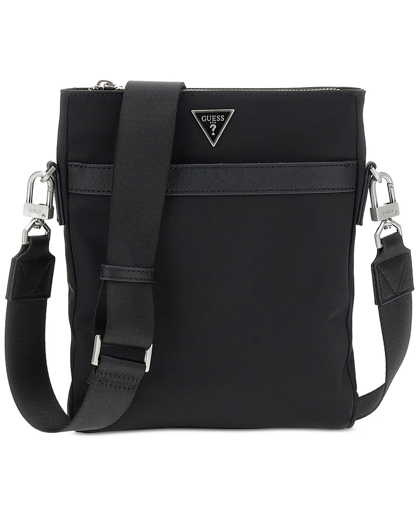 Guess Men's Roma Crossbody Logo Bag - Bla