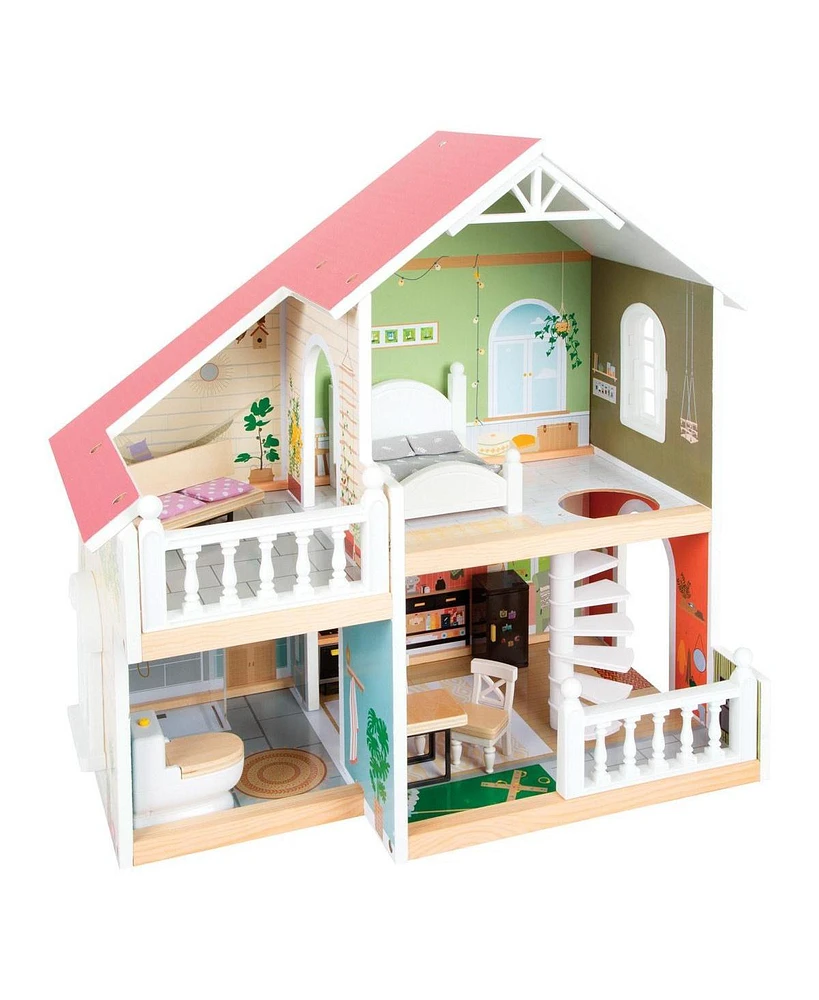 Small Foot Country Cottage Wooden Doll House