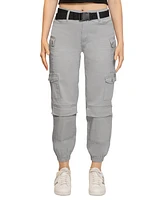 Madden Girl Juniors' Belted Cargo Jogger