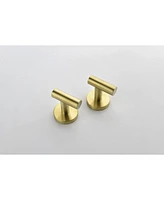 Simplie Fun 6-Piece Brushed Gold Bathroom Hardware Set