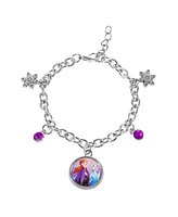 Disney Frozen Charm Bracelet with Frozen Snowflake Charms