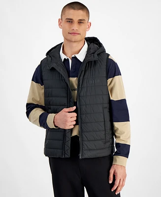 Hugo by Boss Men's Barvino2435 Slim-Fit Quilted Full-Zip Liner Vest