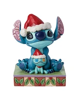 Jim Shore Disney Traditions Santa Stitch with Scrump Figurine