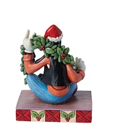 Jim Shore Disney Traditions Goofy with Christmas Garland Figurine