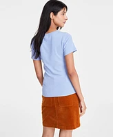 On 34th's Women's Knit Square-Neck Top