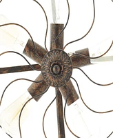 Rosemary Lane 15" Metal Fan Shape 5 Light Accent Lamp