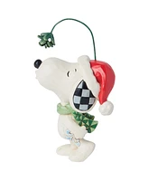 Jim Shore Peanuts Mini Snoopy with Mistletoe