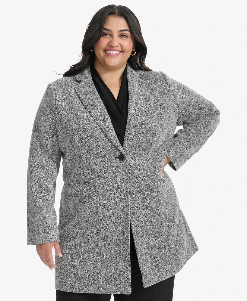 Dkny Plus Double D Topper Blazer