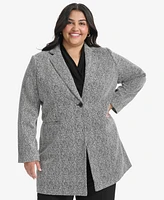 Dkny Plus Double D Topper Blazer