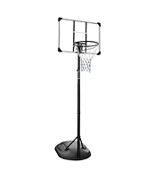 Simplie Fun Grow-with-Kids Adjustable Basketball Hoop for Indoor and Outdoor Play