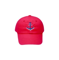 Bits & Bows Boys Boys Anchor Baseball Hat in Red