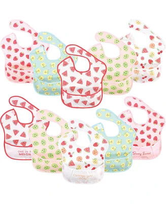 Hudson Baby Infant Boy Waterproof Polyester Bibs 10pk