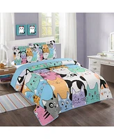 MarCielo Kids Girls Quilt Set Bedspread Coverlet Set Full