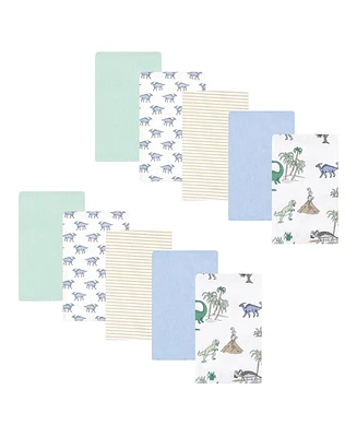 Hudson Baby Infant Boy Cotton Flannel Burp Cloths