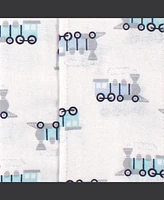 Luvable Friends Infant Boy Cotton Flannel Burp Cloths and Receiving