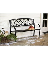 Evergreen Celtic Knot Garden Bench