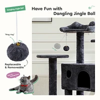 Streamdale Furniture Multi-Purpose Cat Tree with Scratching Posts, Condos, and Climbing Platforms