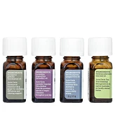 Aura Cacia Pure Essential Oils Discover Kit 4 Bottles