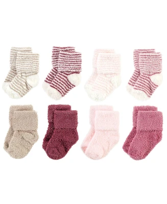 Hudson Baby Girls Newborn and Terry Socks