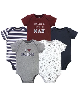Hudson Baby Boys Cotton Bodysuits