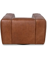 Rutherford Home Amalfy 48" Leather Swivel Chair