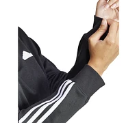 adidas Women's Iconic 3-Stripes Quarter-Snap Track Top