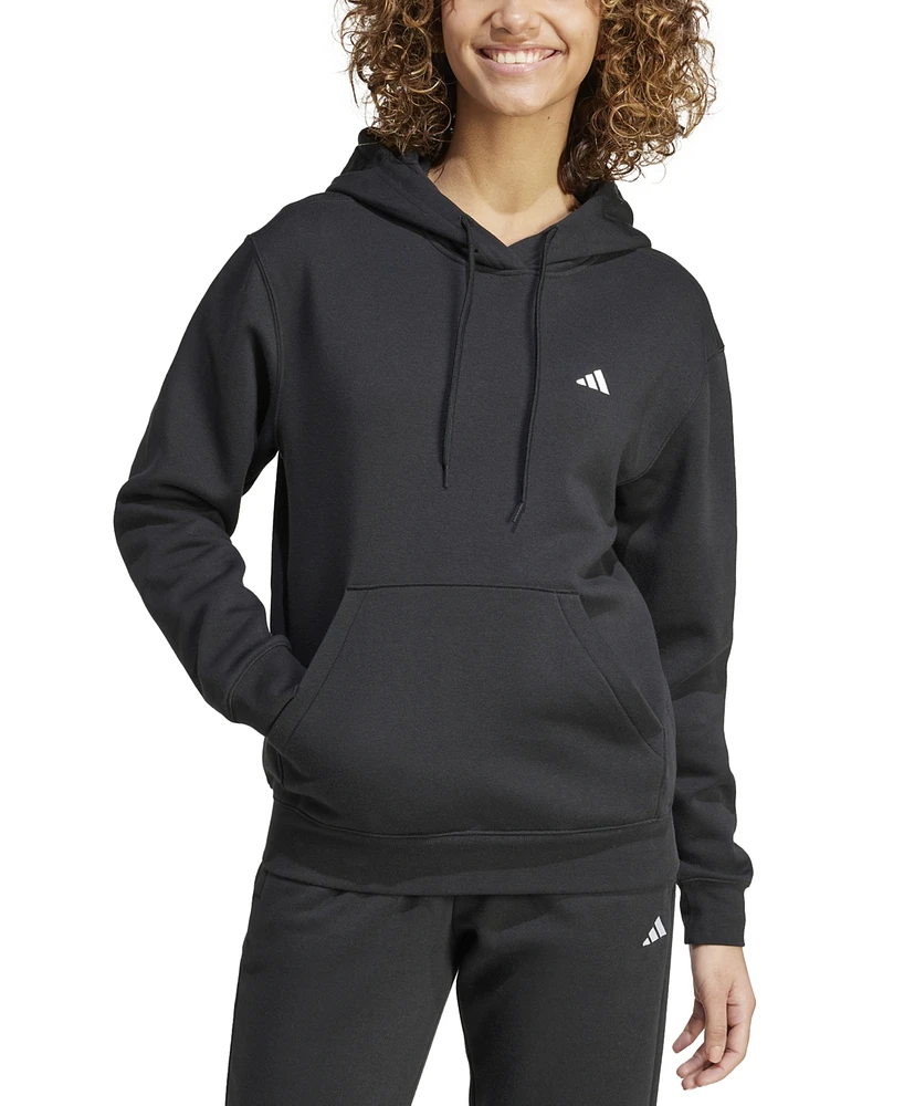 adidas Women's Logo Feel Cozy Fleece Hoodie