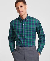 Club Room Men's Plaid Dress Shirt