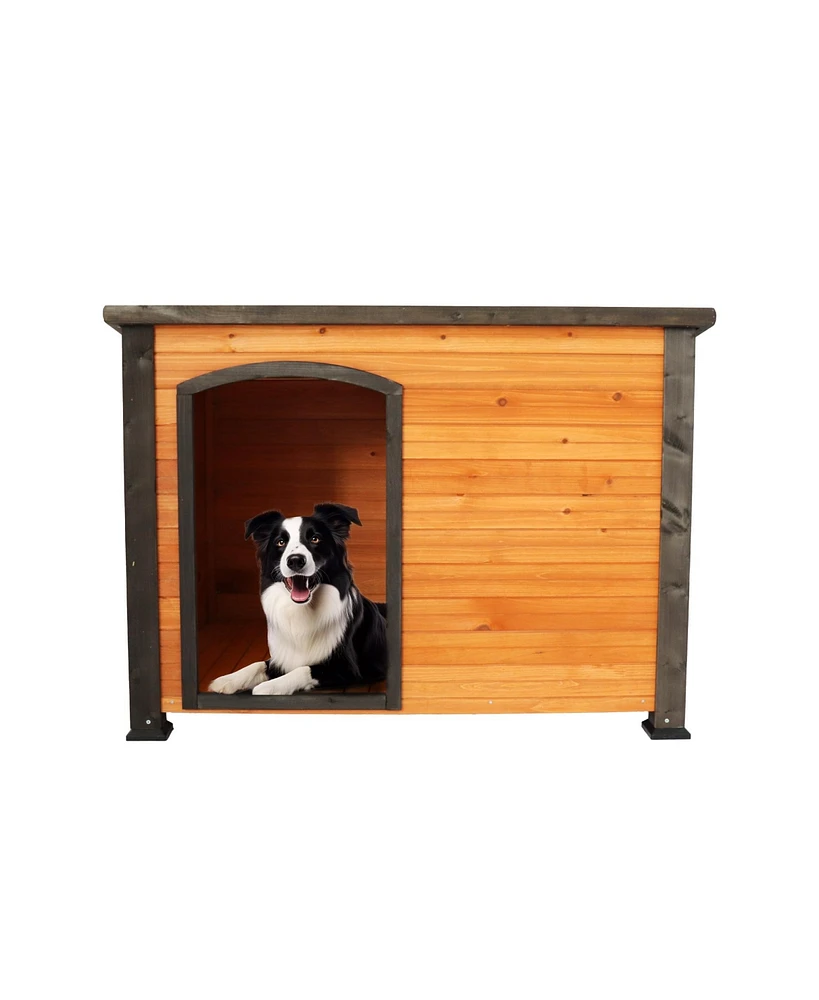 Streamdale Furniture Premium Solid Wood Villa for Large Dogs Environmentally-Friendly, Indoor-Outdoor