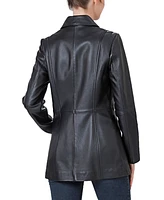 Bgsd Plus Dana Leather Car Coat