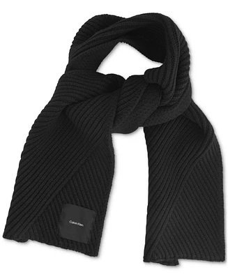 Calvin Klein Chunky Rib Knit Scarf