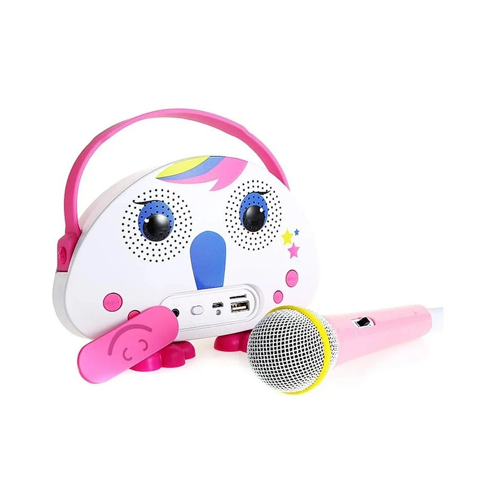 Cowin Karaoke Machine for Kids Wireless Bluetooth with Microphone