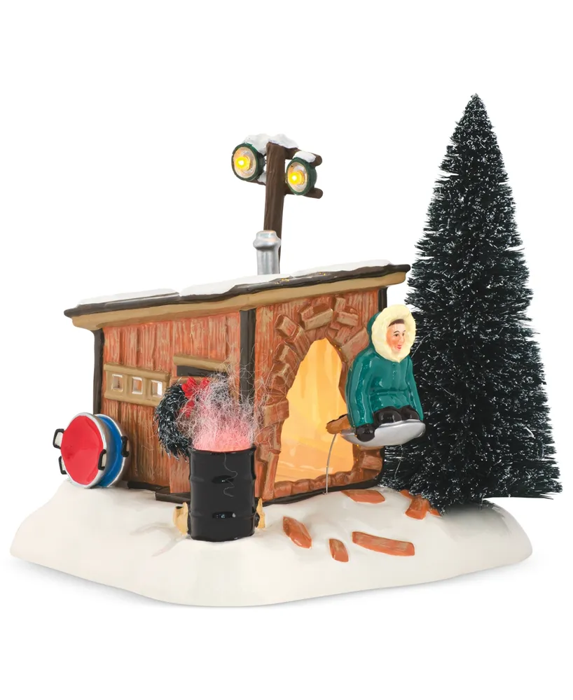 Department 56 Snow Village National Lampoon's Christmas Vacation Griswold Sled Shack Figurine