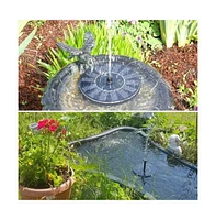 Cowin Solar Fountain Pump for Bird Bath Garden Outdoor