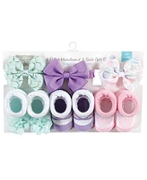 Hudson Baby Baby Girls Headband and Socks Giftset, Mermaid, One