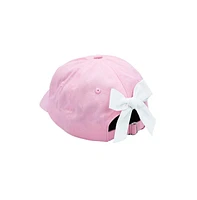 Bits & Bows Baby Girls Palmer Pink Bow Baseball Hat