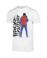 American Classics Men's White Back to the Future Graphic T-Shirt