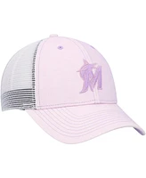 '47 Brand Women's Purple Miami Marlins Haze Mvp Trucker Snapback Hat