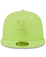 New Era Men's Neon Green Chicago White Sox 2023 Spring Color Basic 59FIFTY Fitted Hat